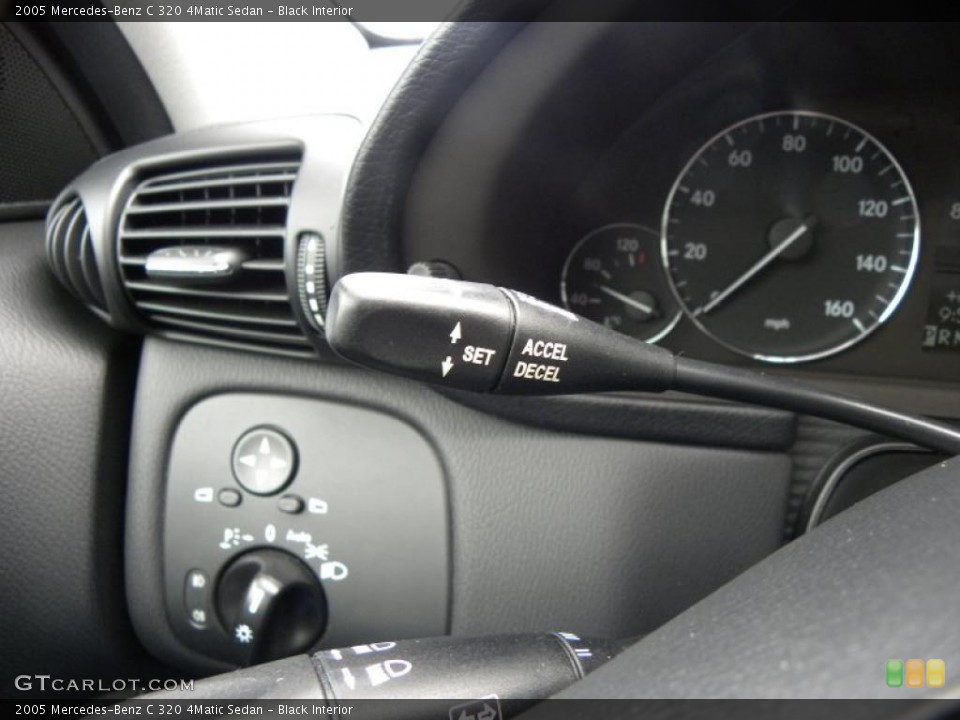 Black Interior Controls for the 2005 Mercedes-Benz C 320 4Matic Sedan #39199231