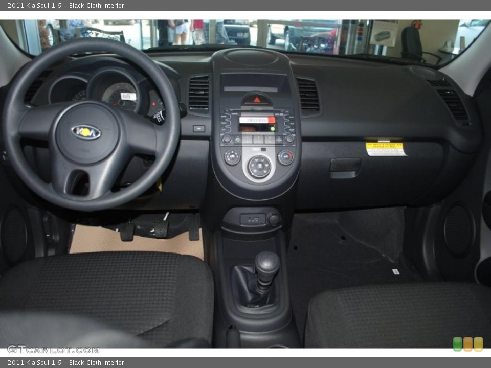Black Cloth Interior Dashboard for the 2011 Kia Soul 1.6 #39199807