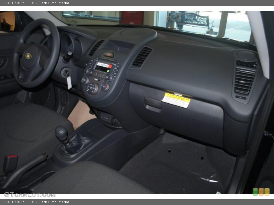 Black Cloth Interior Dashboard for the 2011 Kia Soul 1.6 #39199839