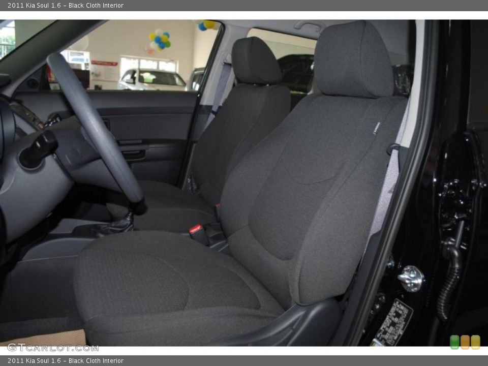 Black Cloth Interior Photo for the 2011 Kia Soul 1.6 #39199855