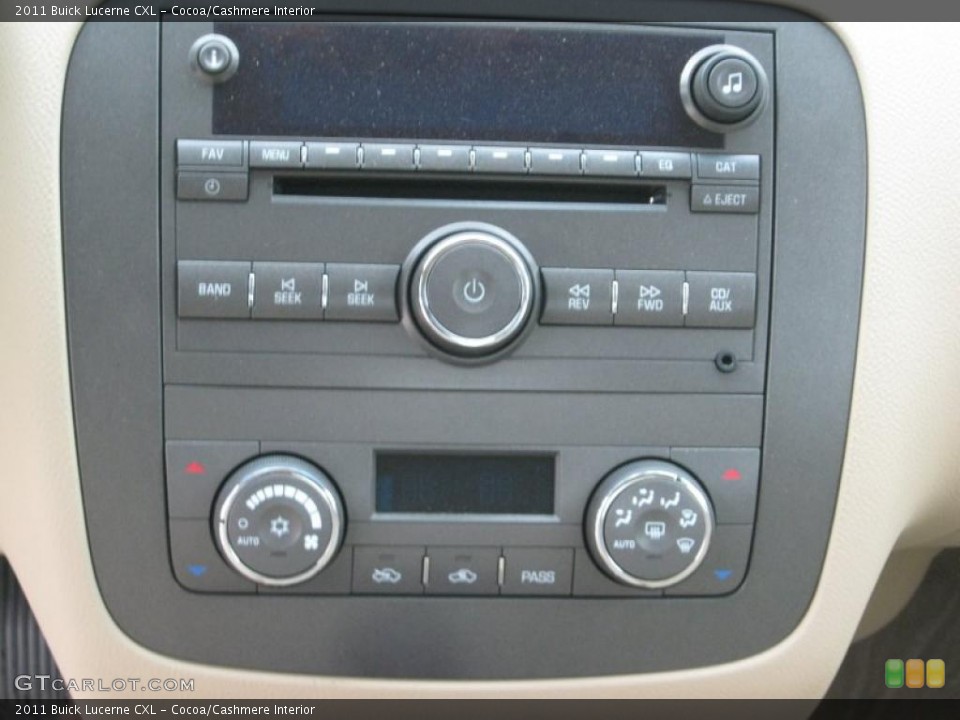 Cocoa/Cashmere Interior Controls for the 2011 Buick Lucerne CXL #39201391