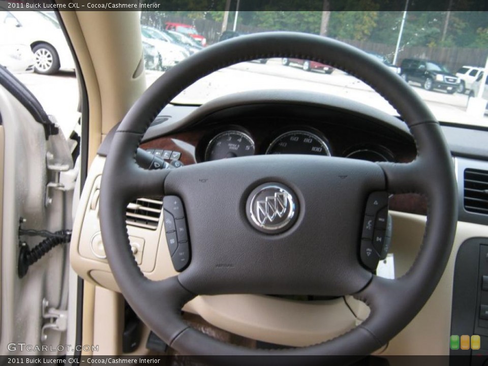 Cocoa/Cashmere Interior Steering Wheel for the 2011 Buick Lucerne CXL #39201411