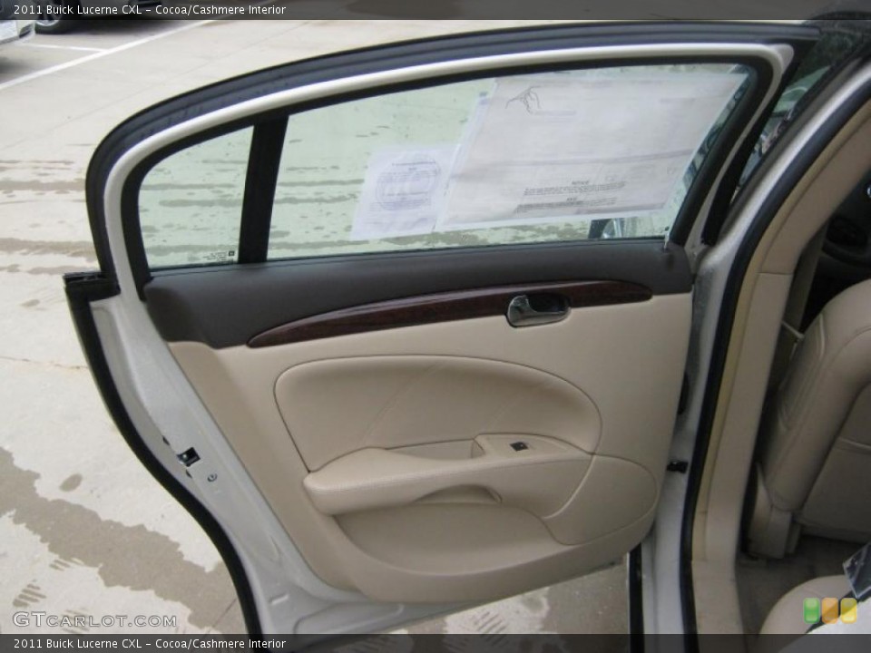 Cocoa/Cashmere Interior Door Panel for the 2011 Buick Lucerne CXL #39201547