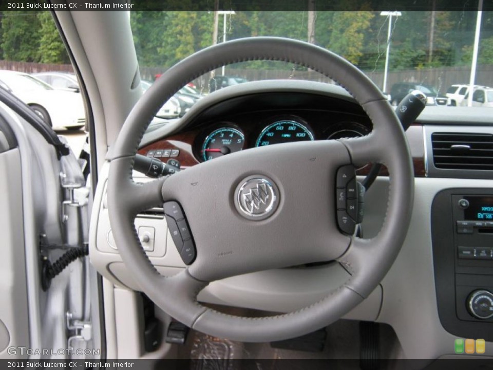 Titanium Interior Steering Wheel for the 2011 Buick Lucerne CX #39201831