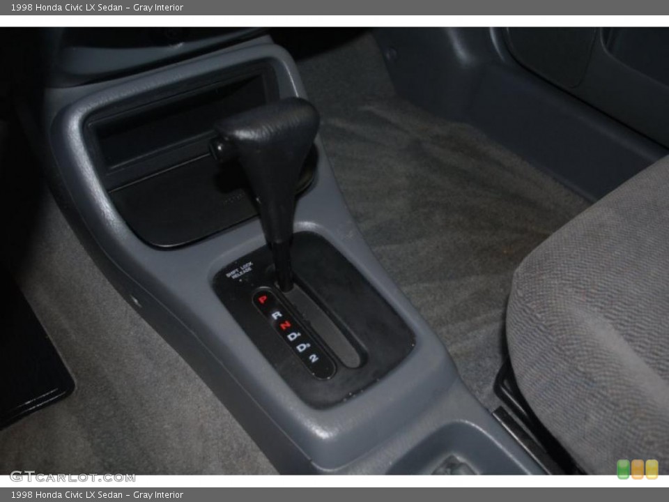 Gray Interior Transmission for the 1998 Honda Civic LX Sedan #39201995