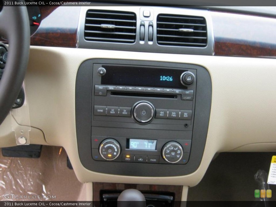 Cocoa/Cashmere Interior Controls for the 2011 Buick Lucerne CXL #39202235