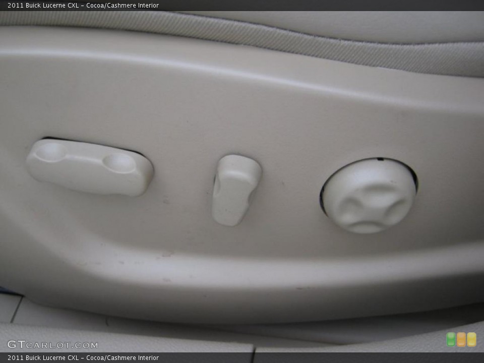 Cocoa/Cashmere Interior Controls for the 2011 Buick Lucerne CXL #39202303