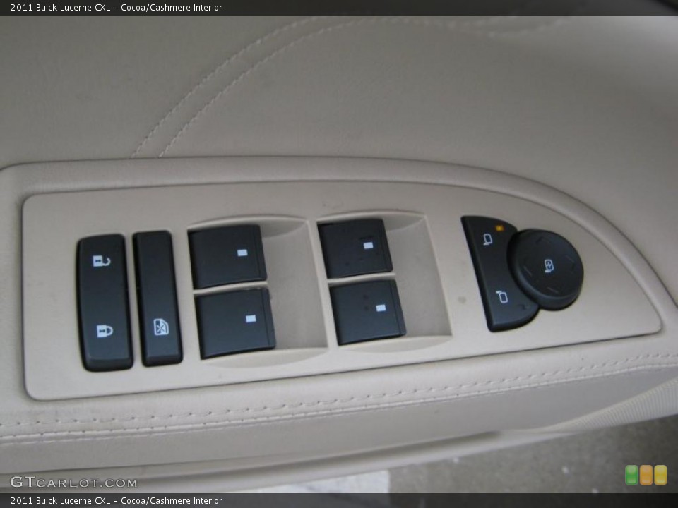 Cocoa/Cashmere Interior Controls for the 2011 Buick Lucerne CXL #39202351
