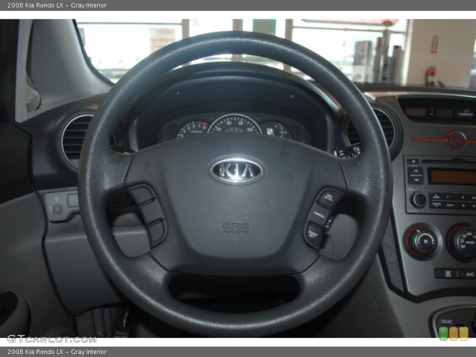 Gray Interior Steering Wheel for the 2008 Kia Rondo LX #39202615