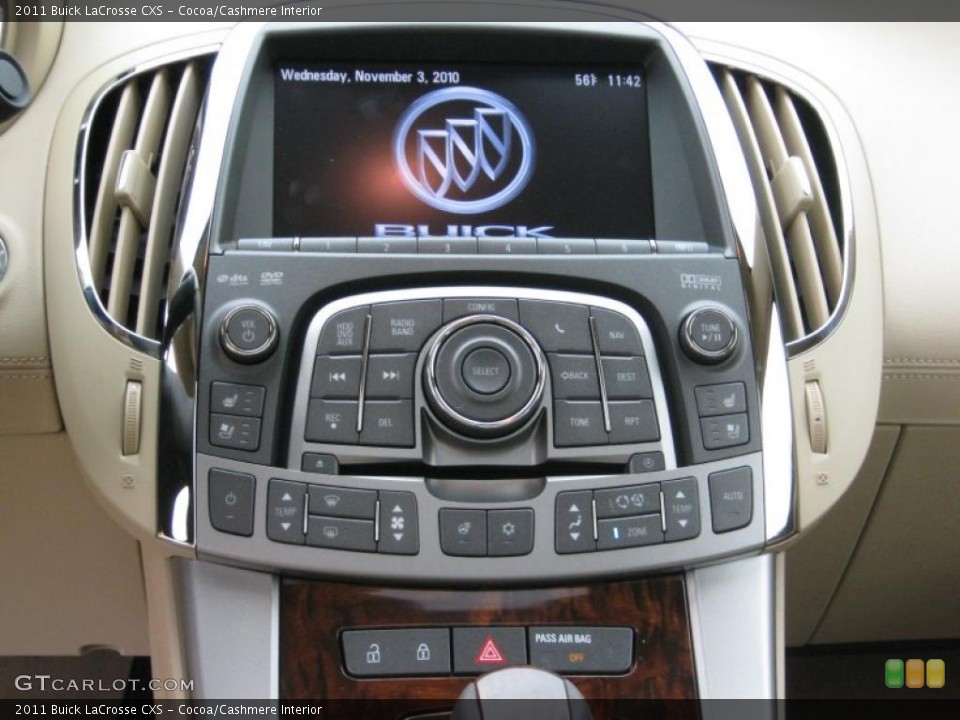 Cocoa/Cashmere Interior Controls for the 2011 Buick LaCrosse CXS #39202674