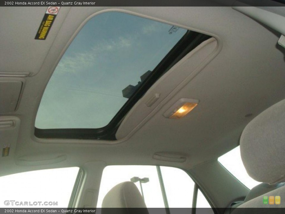 Quartz Gray Interior Sunroof for the 2002 Honda Accord EX Sedan #39203951
