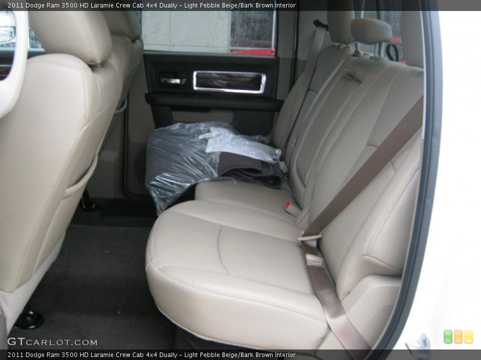 Light Pebble Beige/Bark Brown Interior Photo for the 2011 Dodge Ram 3500 HD Laramie Crew Cab 4x4 Dually #39204231