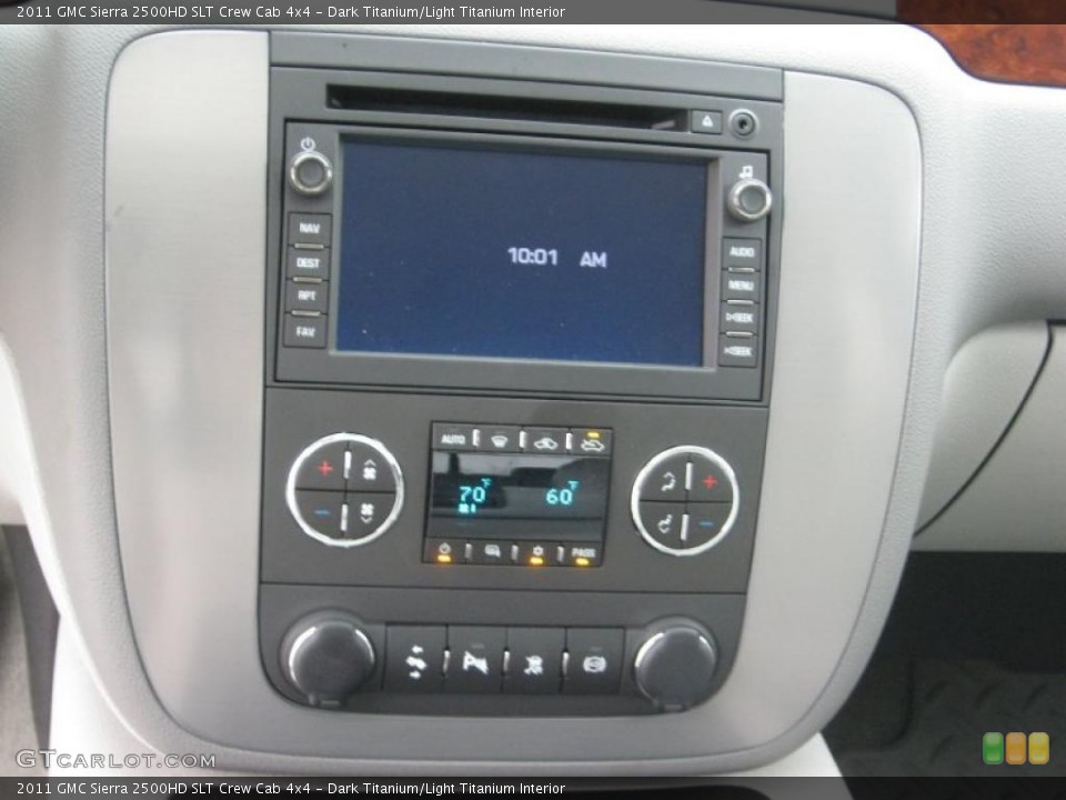 Dark Titanium/Light Titanium Interior Controls for the 2011 GMC Sierra 2500HD SLT Crew Cab 4x4 #39204607