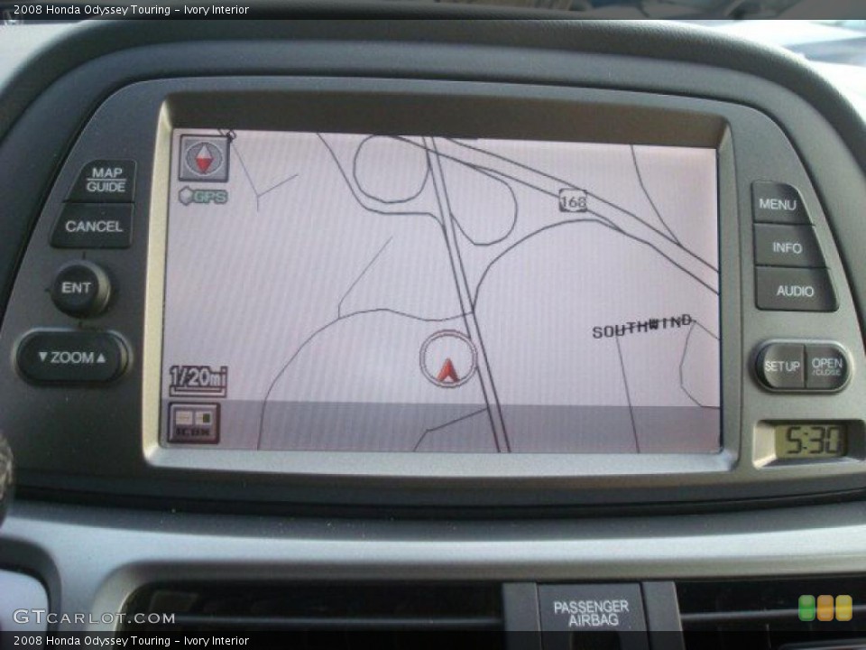 Ivory Interior Navigation for the 2008 Honda Odyssey Touring #39204671