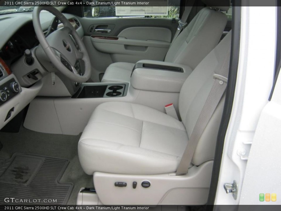 Dark Titanium/Light Titanium Interior Photo for the 2011 GMC Sierra 2500HD SLT Crew Cab 4x4 #39204695