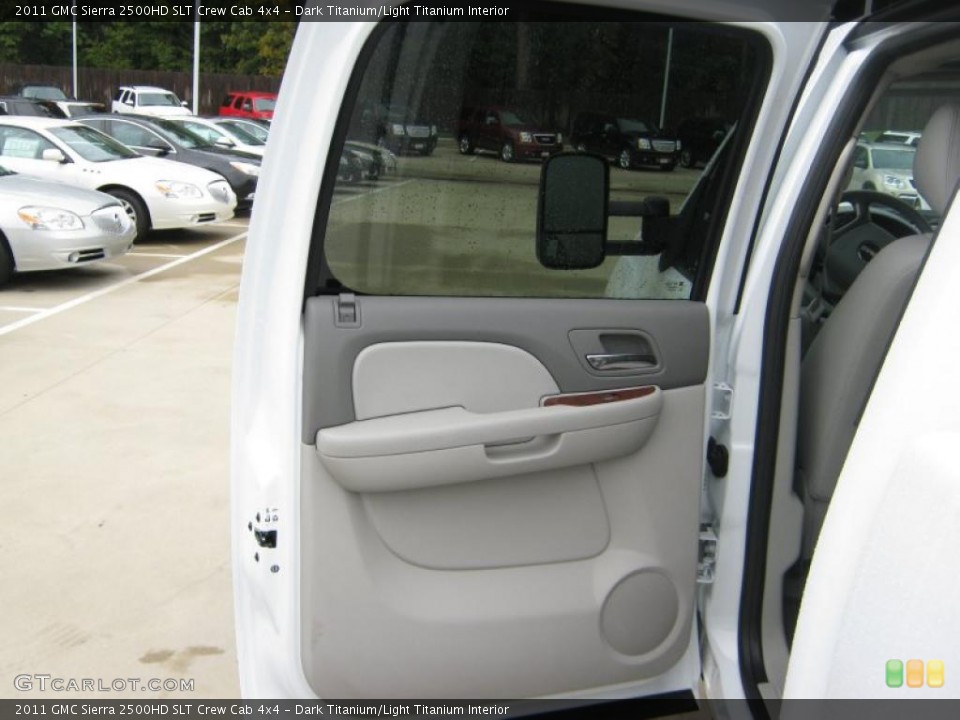 Dark Titanium/Light Titanium Interior Door Panel for the 2011 GMC Sierra 2500HD SLT Crew Cab 4x4 #39204788
