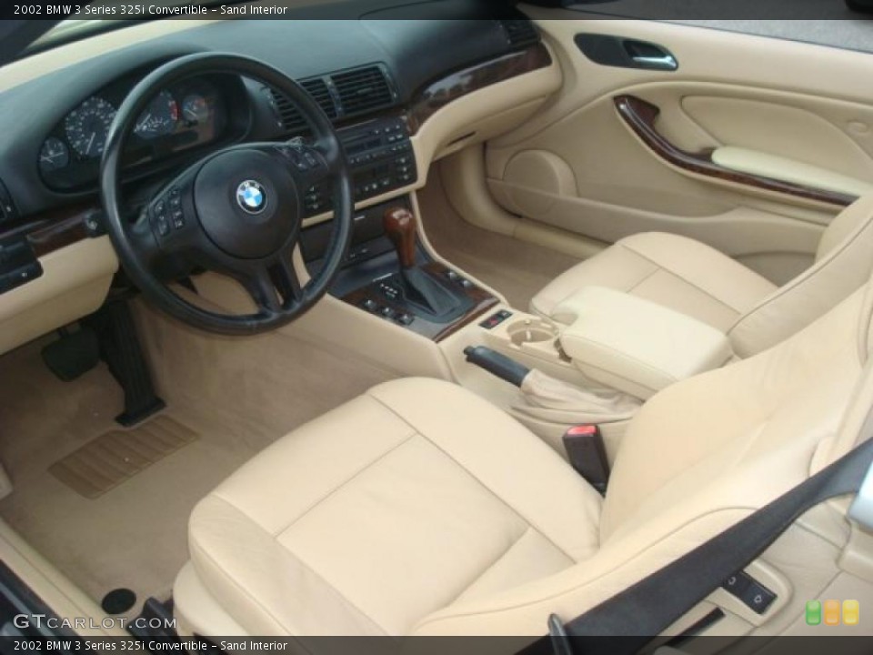 Sand Interior Prime Interior for the 2002 BMW 3 Series 325i Convertible #39205077