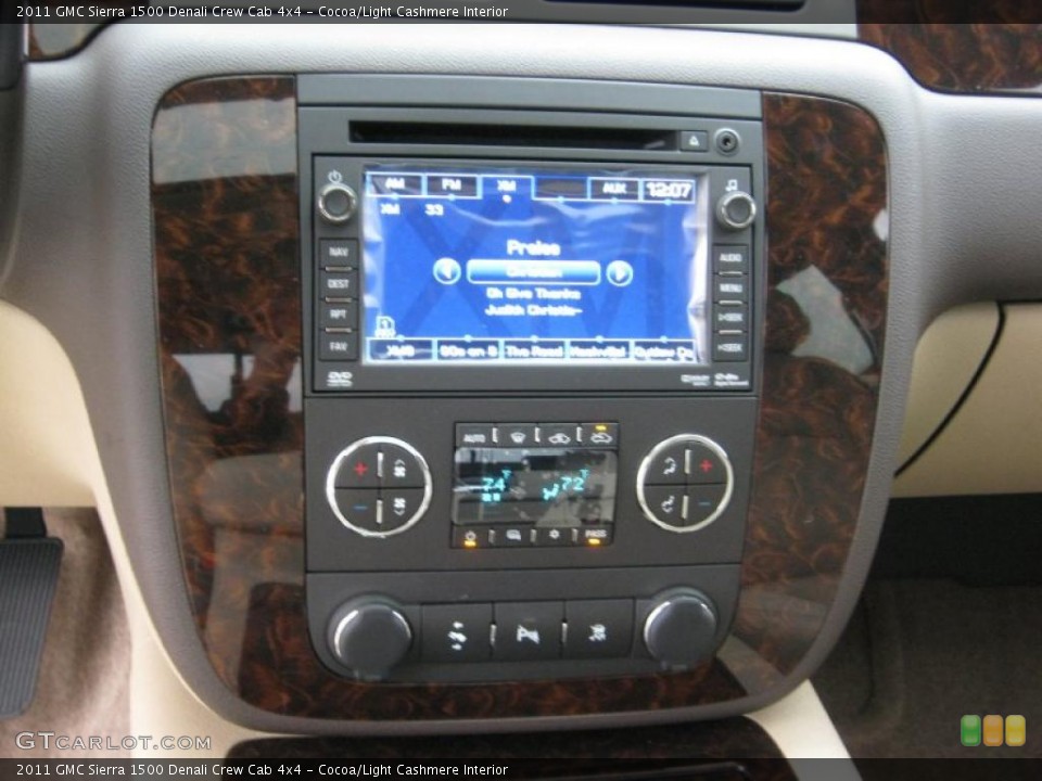 Cocoa/Light Cashmere Interior Controls for the 2011 GMC Sierra 1500 Denali Crew Cab 4x4 #39205125