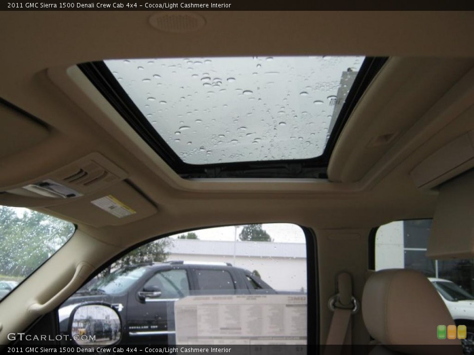 Cocoa/Light Cashmere Interior Sunroof for the 2011 GMC Sierra 1500 Denali Crew Cab 4x4 #39205193