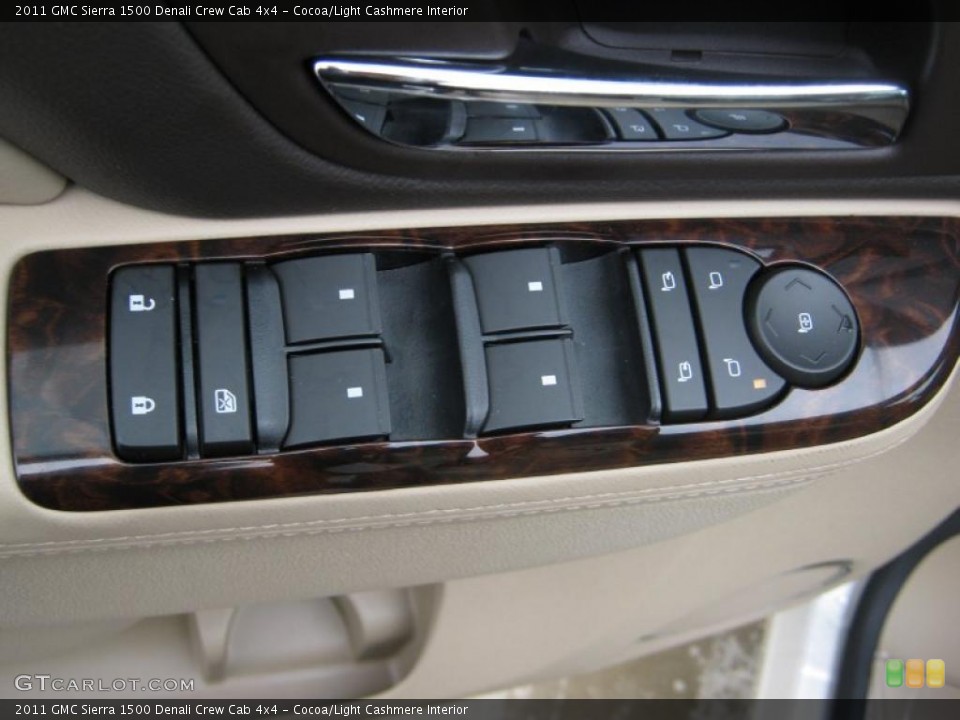 Cocoa/Light Cashmere Interior Controls for the 2011 GMC Sierra 1500 Denali Crew Cab 4x4 #39205298