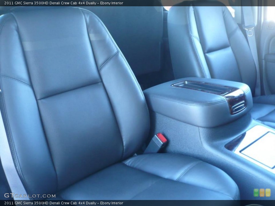 Ebony Interior Photo for the 2011 GMC Sierra 3500HD Denali Crew Cab 4x4 Dually #39205772