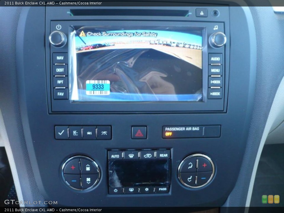 Cashmere/Cocoa Interior Controls for the 2011 Buick Enclave CXL AWD #39206598