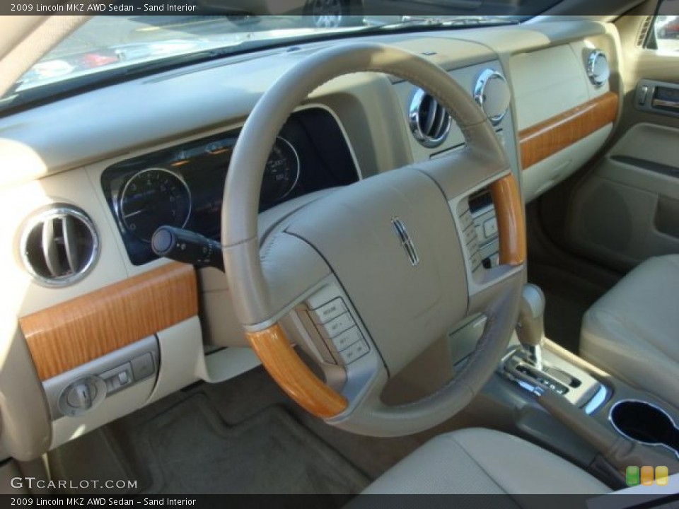 Sand Interior Prime Interior for the 2009 Lincoln MKZ AWD Sedan #39206722