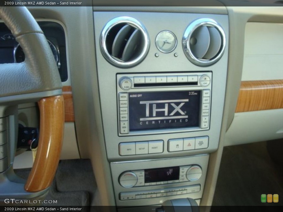 Sand Interior Controls for the 2009 Lincoln MKZ AWD Sedan #39206738