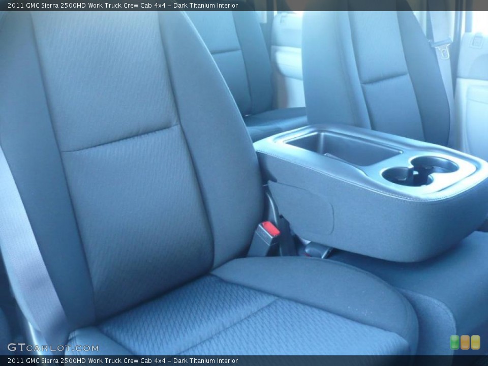 Dark Titanium Interior Photo for the 2011 GMC Sierra 2500HD Work Truck Crew Cab 4x4 #39206742
