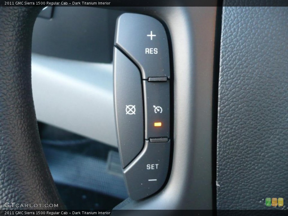 Dark Titanium Interior Controls for the 2011 GMC Sierra 1500 Regular Cab #39206930