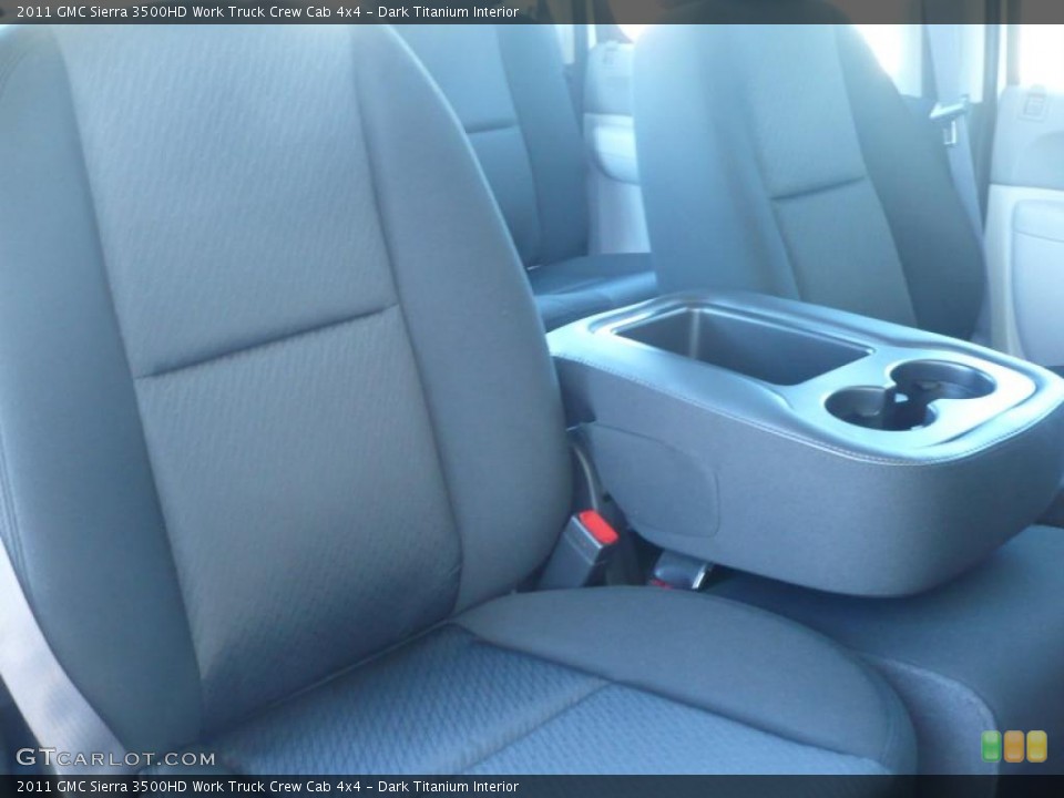 Dark Titanium Interior Photo for the 2011 GMC Sierra 3500HD Work Truck Crew Cab 4x4 #39207054