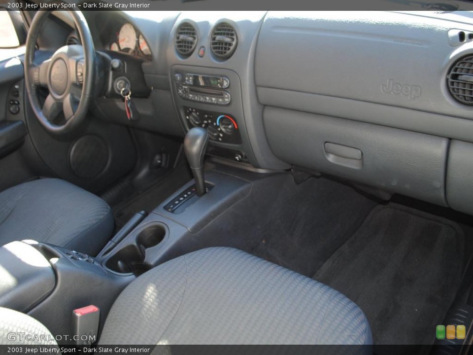 Dark Slate Gray Interior Dashboard for the 2003 Jeep Liberty Sport #39207142