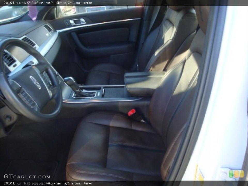 Sienna/Charcoal Interior Photo for the 2010 Lincoln MKS EcoBoost AWD #39207170