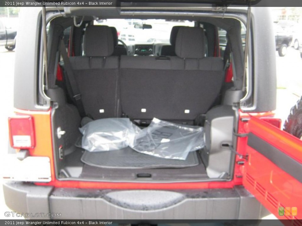 Black Interior Trunk for the 2011 Jeep Wrangler Unlimited Rubicon 4x4 #39207710