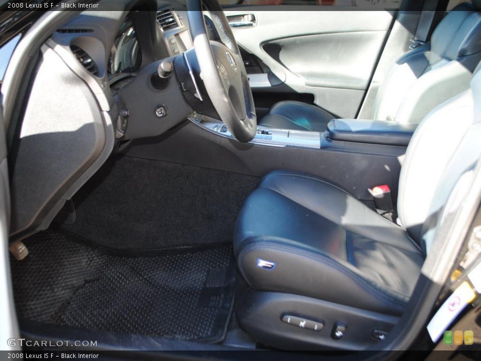 Black Interior Photo for the 2008 Lexus IS F #39207822