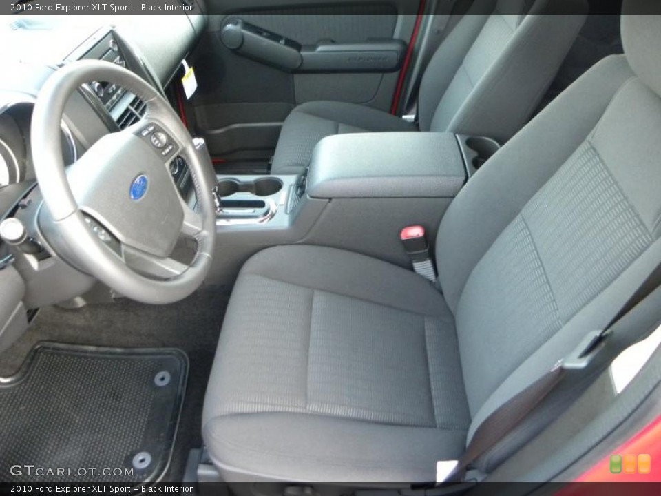 Black Interior Photo for the 2010 Ford Explorer XLT Sport #39208046