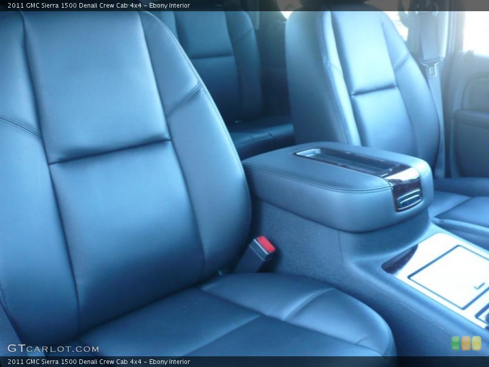 Ebony Interior Photo for the 2011 GMC Sierra 1500 Denali Crew Cab 4x4 #39208302