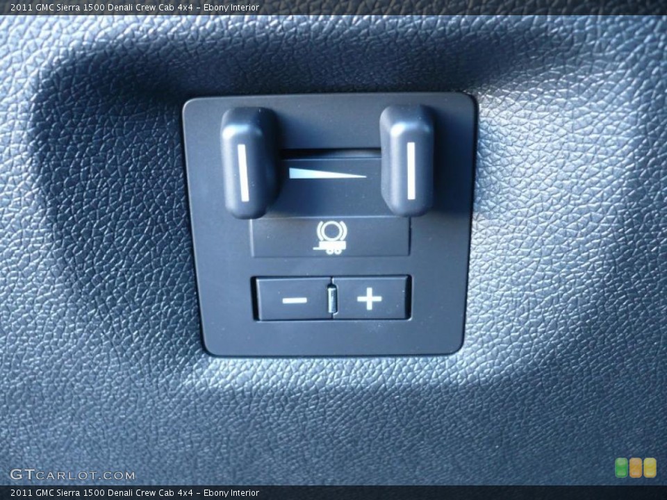 Ebony Interior Controls for the 2011 GMC Sierra 1500 Denali Crew Cab 4x4 #39208314