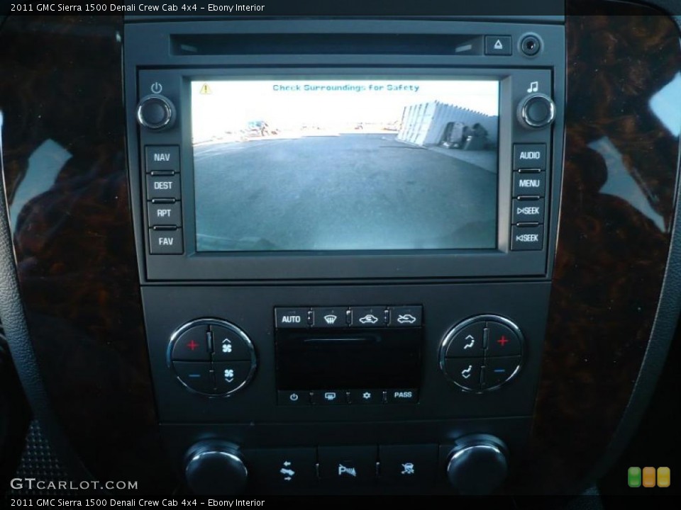 Ebony Interior Controls for the 2011 GMC Sierra 1500 Denali Crew Cab 4x4 #39208334
