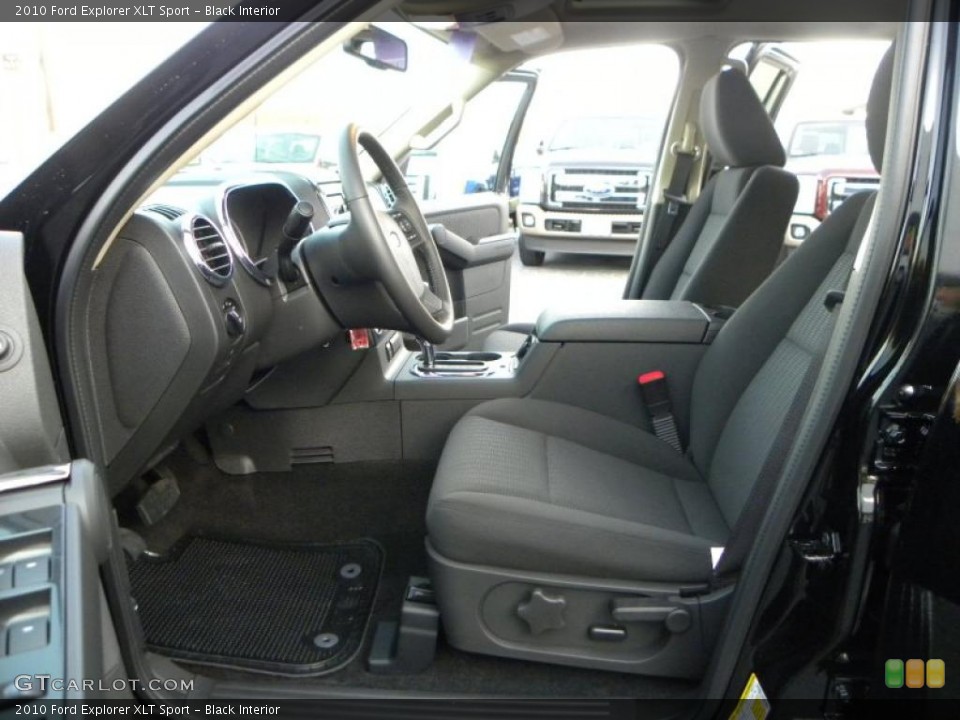 Black Interior Photo for the 2010 Ford Explorer XLT Sport #39208402