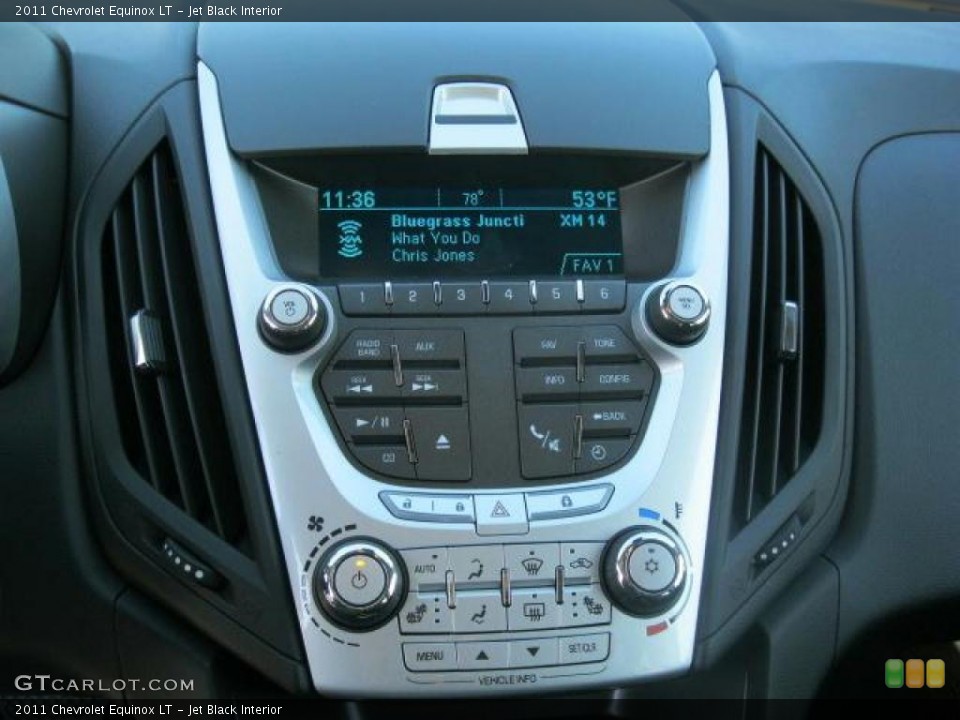 Jet Black Interior Controls for the 2011 Chevrolet Equinox LT #39208406