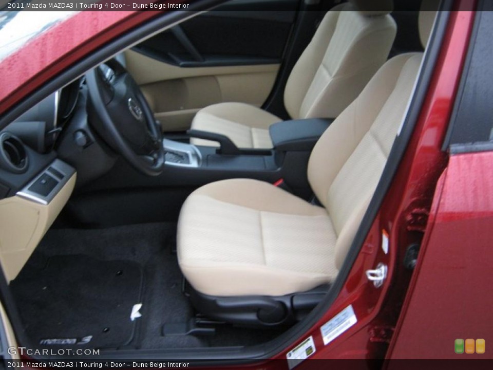 Dune Beige Interior Photo for the 2011 Mazda MAZDA3 i Touring 4 Door #39208418