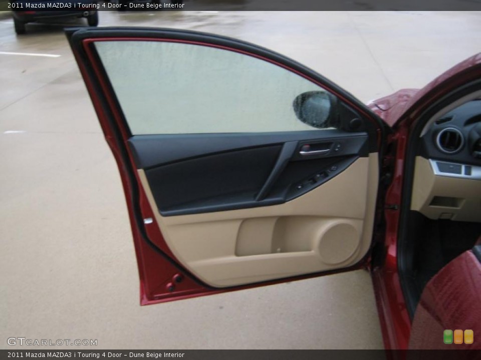 Dune Beige Interior Door Panel for the 2011 Mazda MAZDA3 i Touring 4 Door #39208450