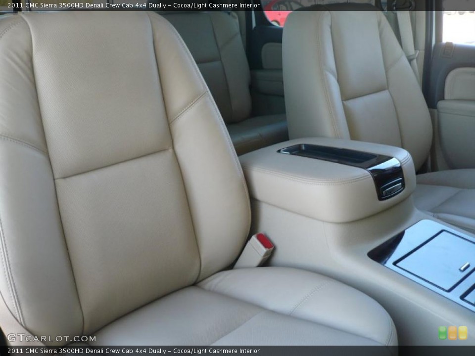 Cocoa/Light Cashmere Interior Photo for the 2011 GMC Sierra 3500HD Denali Crew Cab 4x4 Dually #39208462