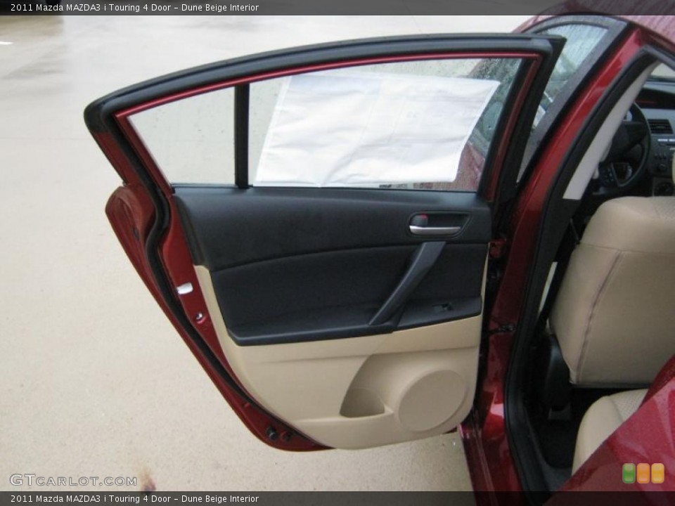 Dune Beige Interior Door Panel for the 2011 Mazda MAZDA3 i Touring 4 Door #39208486