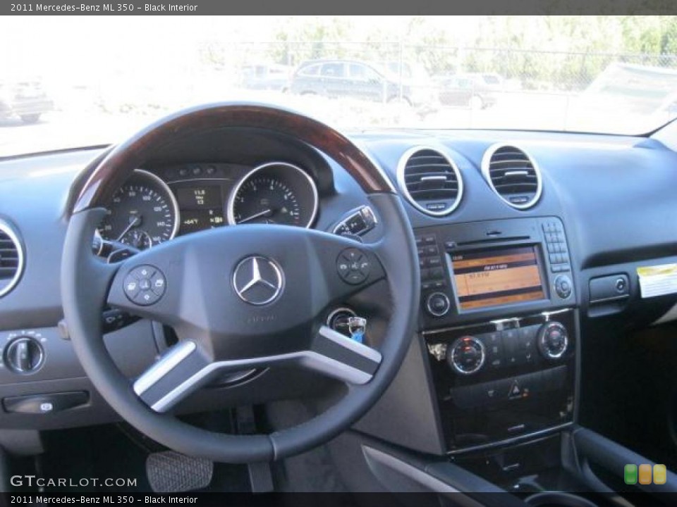 Black Interior Dashboard for the 2011 Mercedes-Benz ML 350 #39208838