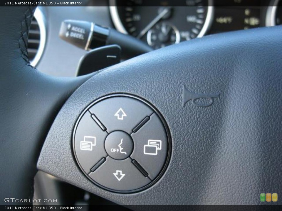 Black Interior Controls for the 2011 Mercedes-Benz ML 350 #39208902