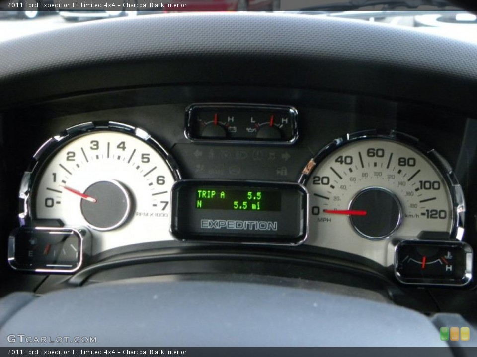 Charcoal Black Interior Gauges for the 2011 Ford Expedition EL Limited 4x4 #39209174