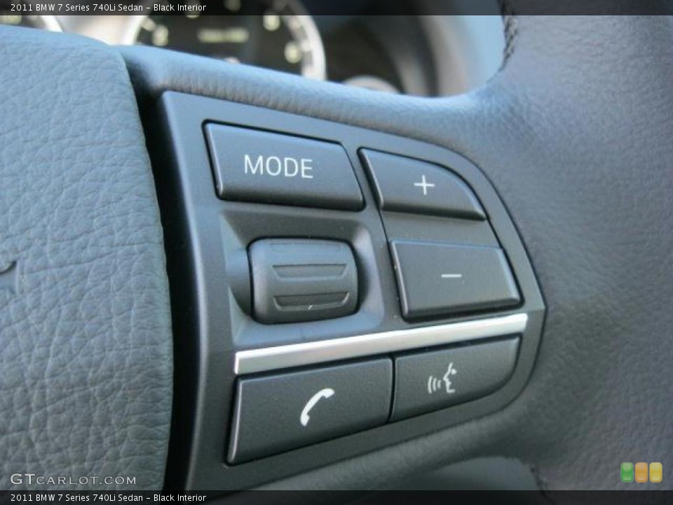 Black Interior Controls for the 2011 BMW 7 Series 740Li Sedan #39209202