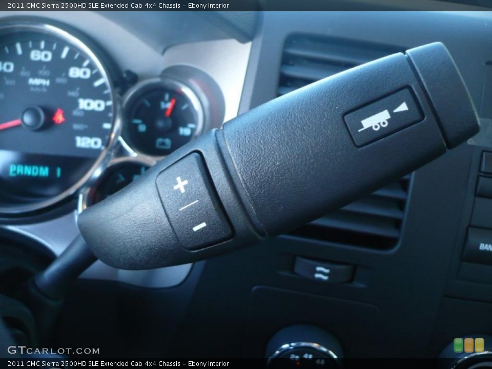 Ebony Interior Transmission for the 2011 GMC Sierra 2500HD SLE Extended Cab 4x4 Chassis #39209326